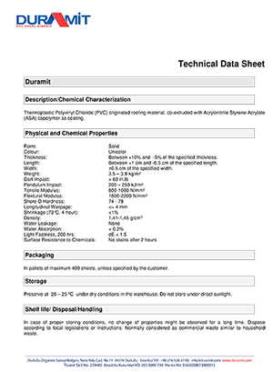 Duramit - Technical Data Sheet